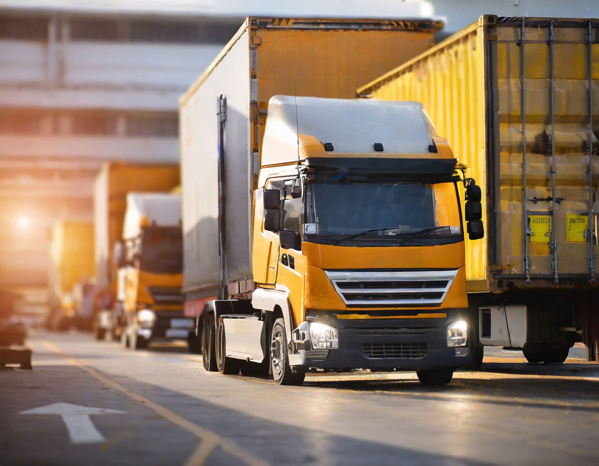 Xe tải TrustMove trên đường vận chuyển